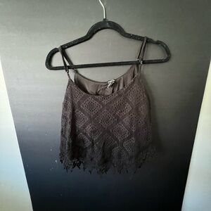 Rue21 Black Lace Camisole Top